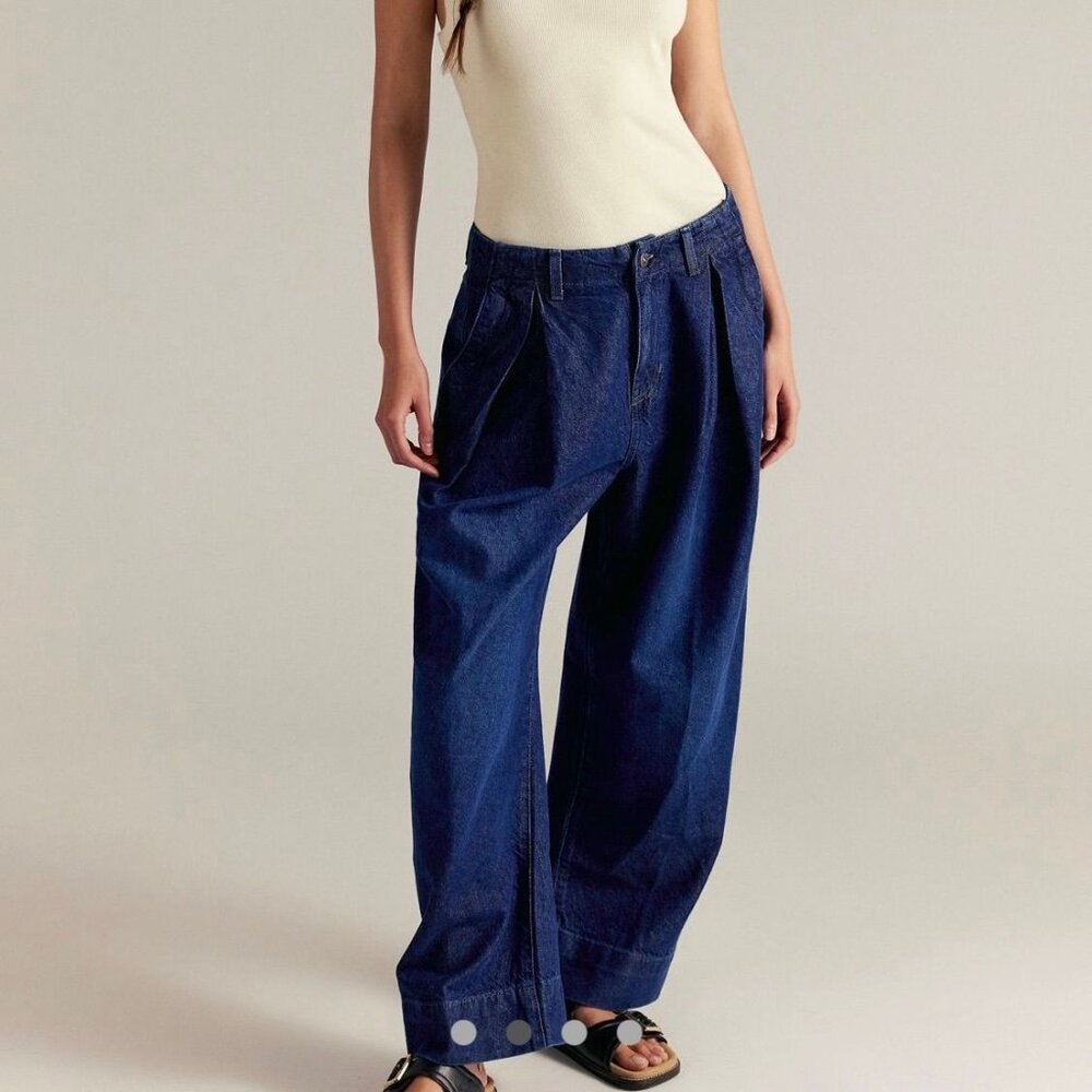 17. We The Free CRVY New Spin Trousers - NWT Size 31- Outer Space Color